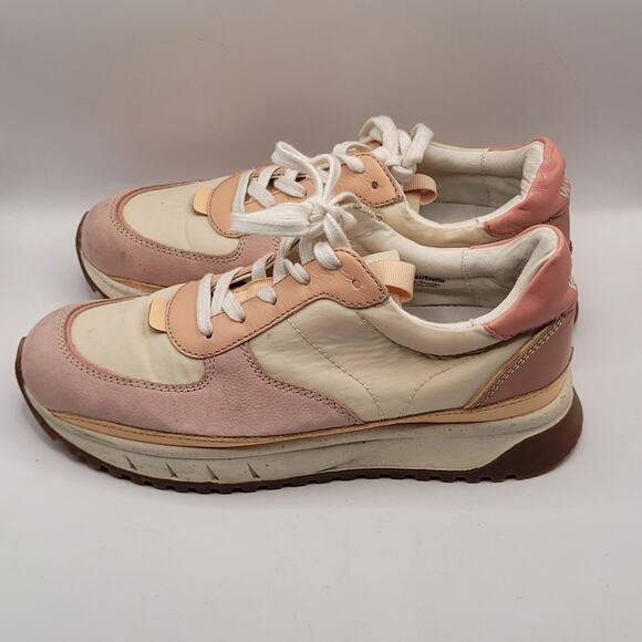 Madewell Kickoff Trainer Sneakers Dusty Rose Size 6 - Picture 1 of 13